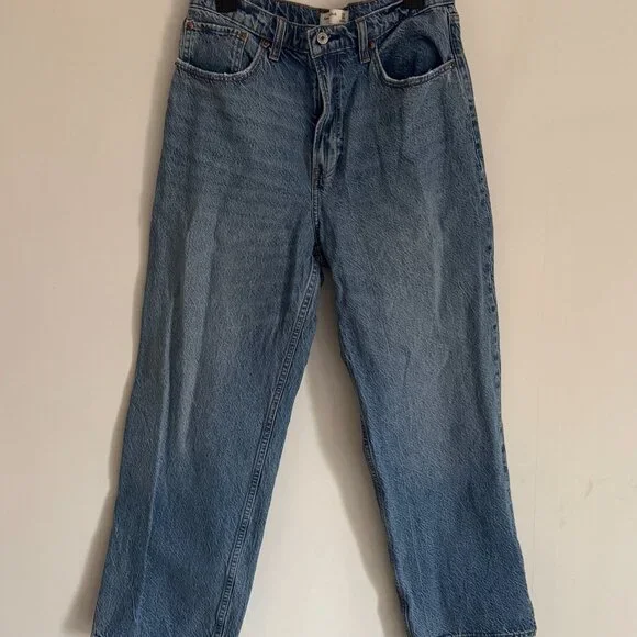 Abercrombie & Fitch The Loose high rise Jeans Sz 30 / 10 S - Picture 3 of 9